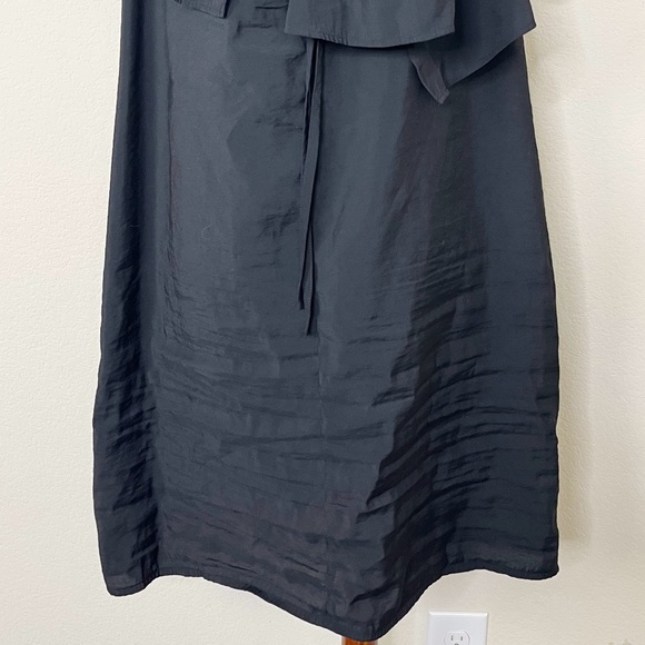 COS Ruffled Tunic Black Dress - Picture 6 of 12